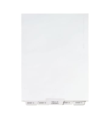 Avery Premium Collated Legal Paper Dividers, A-Z & Table of Content Tabs, White, Avery Style, Letter