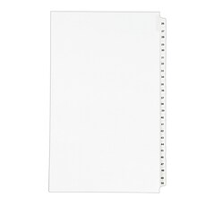 Avery Legal Pre-Printed Paper Divider Collated Set, 26-50 Tabs, White, Avery Style, Legal Size (0143