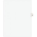 Avery Legal Pre-Printed Paper Dividers, Side Tab #10, White, Avery Style, Letter Size, 25/Pack (1192