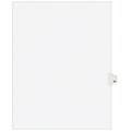 Avery Legal Pre-Printed Paper Dividers, Side Tab #16, White, Avery Style, Letter Size, 25/Pack (0101