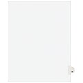 Avery Legal Pre-Printed Paper Dividers, Side Tab #23, White, Avery Style, Letter Size, 25/Pack (0102