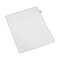 Avery Legal Pre-Printed Paper Dividers, Side Tab #4, White, Allstate Style, Letter Size, 25/Pack (82