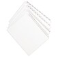 Avery Legal Pre-Printed Paper Dividers, Side Tab #5, White, Allstate Style, Letter Size, 25/Pack (82203)