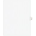 Avery Legal Pre-Printed Paper Dividers, Side Tab N, White, Avery Style, Letter Size, 25/Pack (01414)