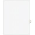 Avery Legal Pre-Printed Paper Dividers, Side Tab Q, White, Avery Style, Letter Size, 25/Pack (01417)