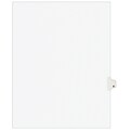 Avery Legal Pre-Printed Paper Dividers, Side Tab R, White, Avery Style, Letter Size, 25/Pack (01418)