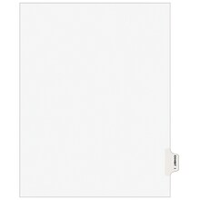 Avery Legal Pre-Printed Paper Dividers, Side Tab EXHIBIT I, White, Avery Style, Letter Size, 25/Pack