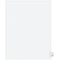 Avery Legal Pre-Printed Paper Dividers, Side Tab Z, White, Avery Style, Letter Size, 25/Pack (01426)