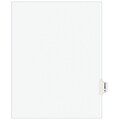 Avery Legal Pre-Printed Paper Dividers, Side Tab, EXHIBIT R, White, Avery Style, Letter Size, 25/Pac
