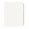 Avery Legal Pre-Printed Paper Divider Collated Set, 26-50 Tabs, White, Avery Style, Letter Size (013