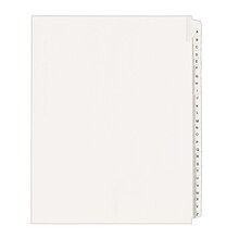 Avery Legal Pre-Printed Paper Divider Collated Set, A-Z Tabs, White, Allstate Style, Letter Size  (0