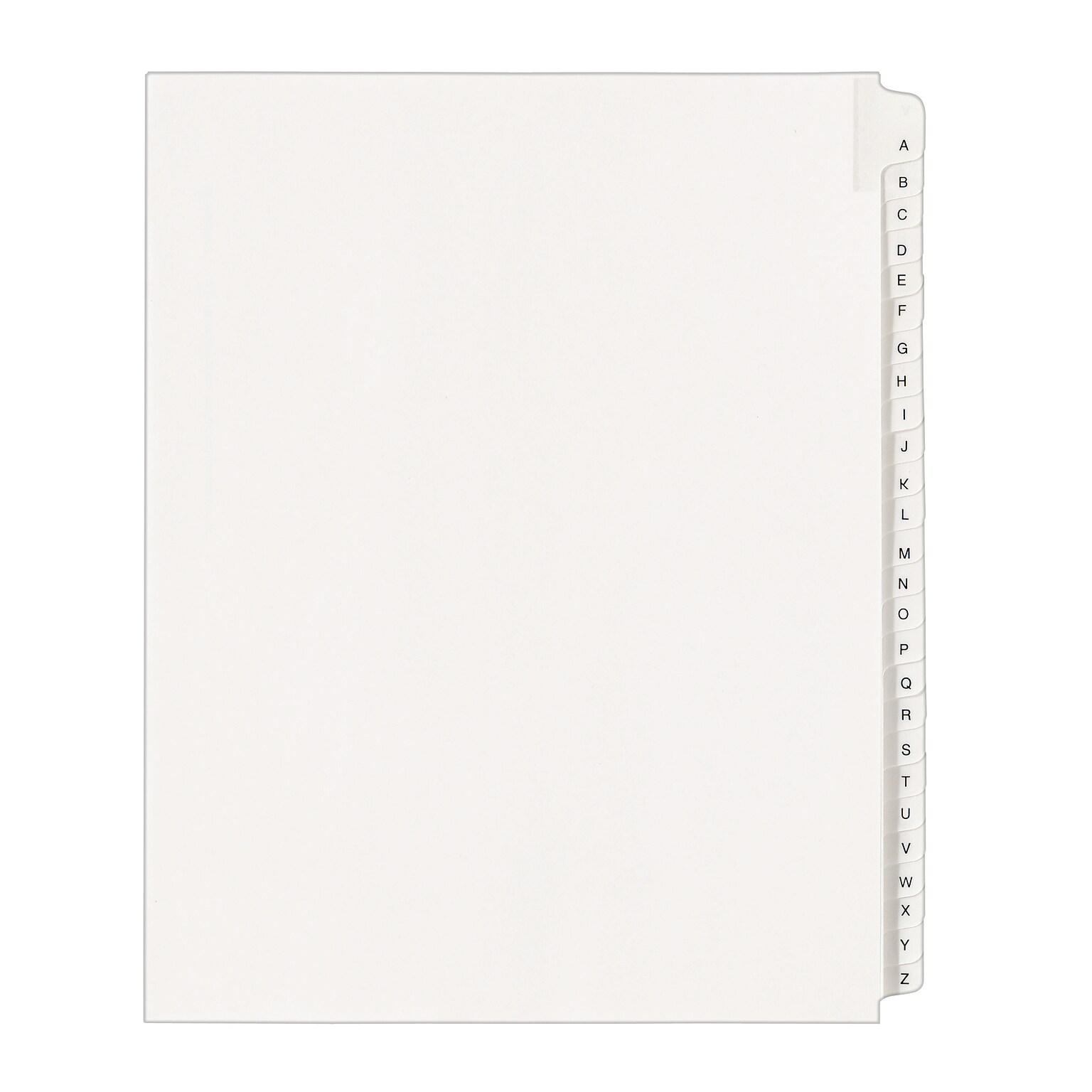 Avery Legal Pre-Printed Paper Divider Collated Set, A-Z Tabs, White, Allstate Style, Letter Size  (01700)