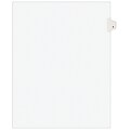 Avery Legal Pre-Printed Paper Dividers, Side Tab #4, White, Avery Style, Letter Size, 25/Pack (11914