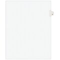 Avery Legal Pre-Printed Paper Dividers, Side Tab #5, White, Avery Style, Letter Size, 25/Pack (11915