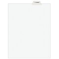 Avery Legal Pre-Printed Paper Dividers, Bottom Tab EXHIBIT B, White, Avery Style, Letter Size, 25/Pa