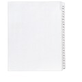 Avery Legal Pre-Printed Paper Divider Collated Set, 101-125 Tabs, White, Allstate Style, Letter Size