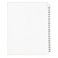 Avery Legal Pre-Printed Paper Divider Collated Set, 326-350 Tabs, White, Avery Style, Letter Size (0