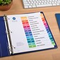 Avery Ready Index Table of Contents Paper Dividers, 1-15 Tabs, Multicolor (11143)