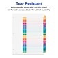 Avery Ready Index Table of Contents Paper Dividers, 1-31 Tabs, Multicolor (11129)