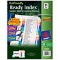 Avery Ready Index Table of Contents EcoFriendly Paper Dividers, 1-31 Tabs, Multicolor (11084)