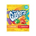 Betty Crocker Fruit Gushers Flavored Snacks, Strawberry Splash/Tropical Flavors, 33.6 oz., 42 Pouche