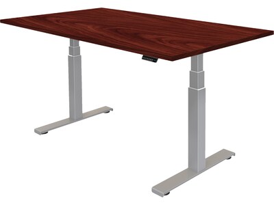 Fellowes Cambio 25-50 Height Adjustable Standing Desk, Mahogany (9789102MHGNY)