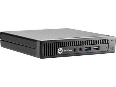 HP EliteDesk 800 G2 Mini Refurbished Desktop Computer, Intel Core i5-6400T, 16GB Memory, 240GB SSD