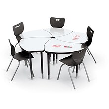 MooreCo Hierarchy 30 Table, Whiteboard (113361-MRKR)