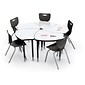 MooreCo Hierarchy 30" Table, Whiteboard (113361-MRKR)