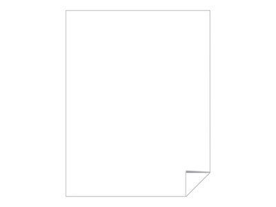 Astrobrights Astrodesigns Inkjet/Laser Sticker Paper Labels, 8 1/2 x 11, Matte White, 15 Sheets/Pa