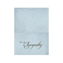 Great Papers! Sympathy Cards with Envelopes, 4.88 x 6.75, Linen/Green, 3/Pack (2020135PK3)