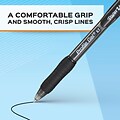 Paper Mate Profile Retractable Gel Pen, Medium Point, Black Ink, Dozen (2095476)