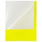 JAM Paper Shipping Labels, 8 1/2" x 11", Neon Yellow, 1 Label/Sheet, 10 Labels/Pack (337628611)