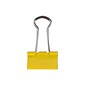 JAM Paper Colored Small Binder Clips, 3/8" Capacity, Yellow, 25/Pack (334BCYE)