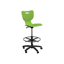 MooreCo Hierarchy 5-Star Plastic School Chair, Green (53512-GREEN-NA-HC)