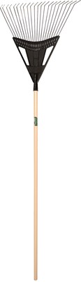 UnionTools® Lawn and Leaf Rake, 20 in Poly-Steel Blade, 48 in Hardwood Handle (760-64025)