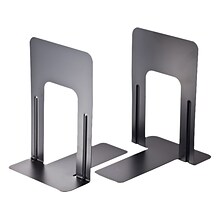 Officemate Steel Book Ends, 9H, Black (OIC93051)