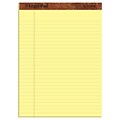 TOPS The Legal Pad Notepad, 8.5 x 11.75, Wide Ruled, Canary, 50 Sheets/Pad, 3 Pads/Pack (75327)