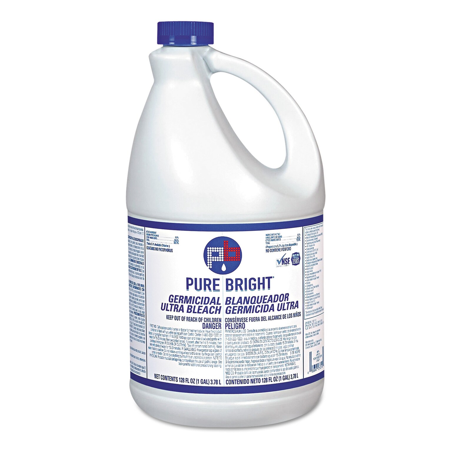 Pure Bright Germicidal Ultra Bleach, 1-Gal Bottle, 6/Carton (KIKBLEACH6)