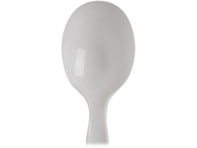Dixie Individually Wrapped Polypropylene Soup Spoon, Medium-Weight, White, 1000/Carton (SMP23C)