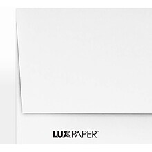 LUX Moistenable Glue A2 Invitation Envelope, 5 3/4 x 4 3/8, Bright White, 1000/Box (72924-1000)