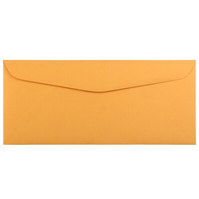 JAM PAPER #12 Manila Envelopes, 4 3/4 x 11, Brown Kraft Manila, 100/Pack (27930258)