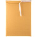 JAM PAPER Bubble Lite Padded Mailers, Size 6, 12 1/2 x 17 1/2, Brown Kraft, 25/Pack (526PKCE110)