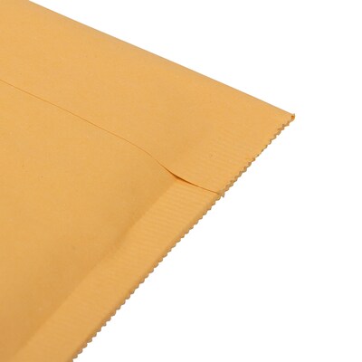 JAM PAPER Bubble Lite Padded Mailers, Size 7, 14 1/4 x 18 1/2- Brown Kraft, 100/Pack (GCST657H)