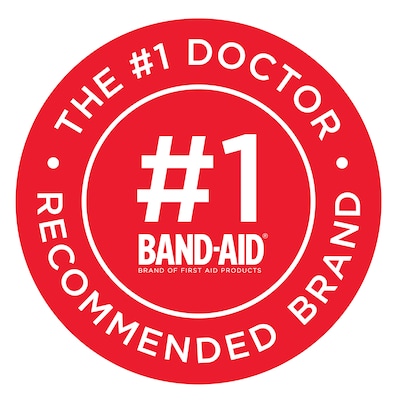 Band-Aid Brand Tough Strips Adhesive Bandages, 1.75" x 4", 20/Box (117131)