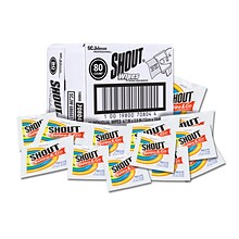 Shout Laundry Stain Remover Wipes, 80/Box (686661)