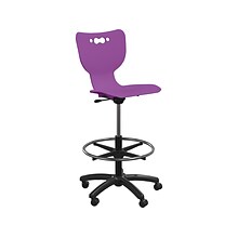 MooreCo Hierarchy 5-Star School Chair, Purple (53512-Purple-NA-SC)