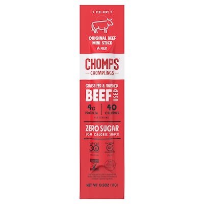 Chomps Chomplings Original Beef Meat Stick, 24/Box (ZHO00480)