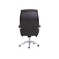Beautyrest Royo Ergonomic Leather Executive Big & Tall Chair, 400 lb. Capacity, Brown (51449)