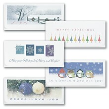 Holiday Currency Envelopes Assortment Pack, 6-1/2 x 2-7/8, 250/Pack